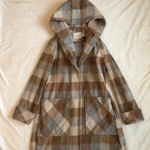 plaid women's coat